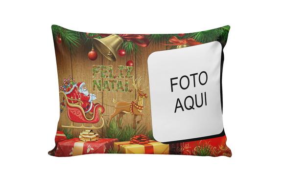Presente de natal Personalizado Almofada de natal com Foto