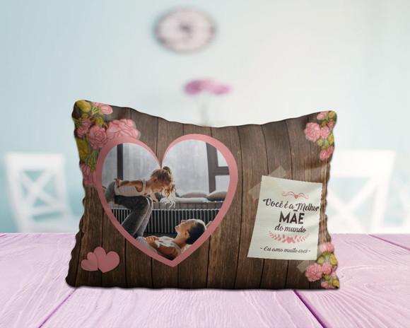 Presente Especial Mãe Kit Caneca de Cerâmica+ Almofada 20x30