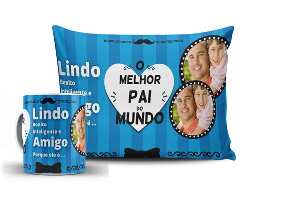 Presente dia dos Pais c/ foto kit Papai