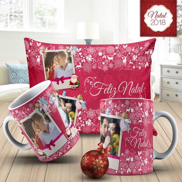 Presente Natal Feliz natal personalizado com foto