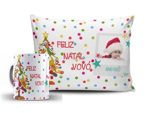 Presente Natal vovó lembrança natal kit natal personalizado