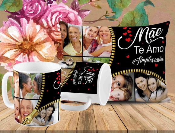 Presente Personalizado Mamãe Mãe Te Amo Dia das Mães