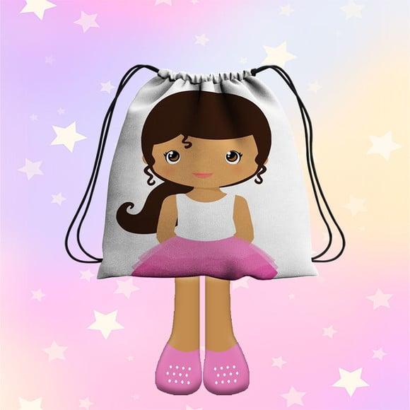 Sacochila Infantil com Perninhas Meninas