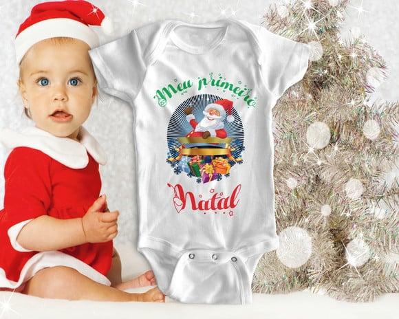 Roupinha meu primeiro natal body meu primeiro natal