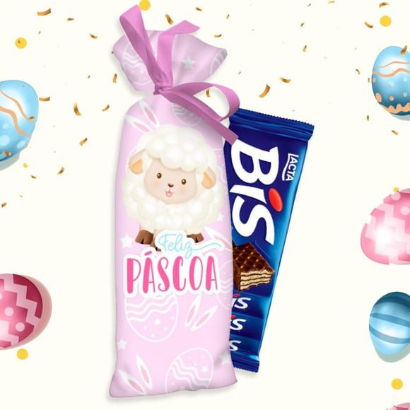 Saquinho Porta Chocolate Bis Páscoa Lembrancinha Páscoa