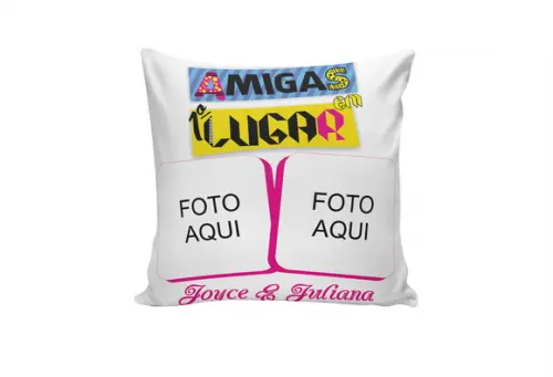 Almofada Melhores Amigas em 1° Lugar
