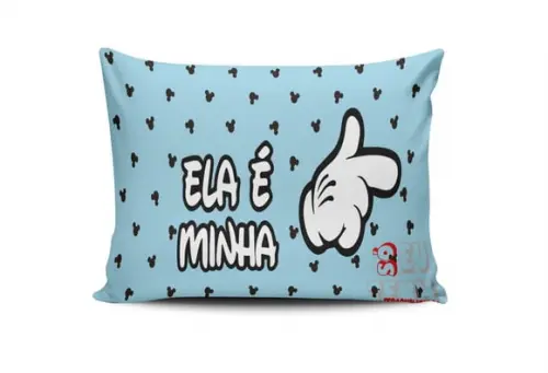 Almofada Namorados Ele é Meu/Ela é Minha