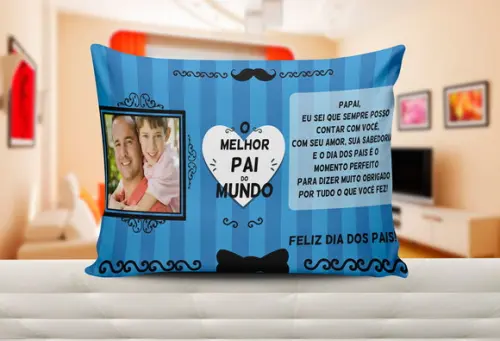 Almofada pai dia dos pais papai melhor pai do mundo