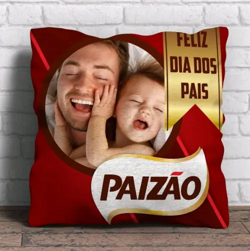 Almofada paizão pai dia dos pais papai 30x30cm