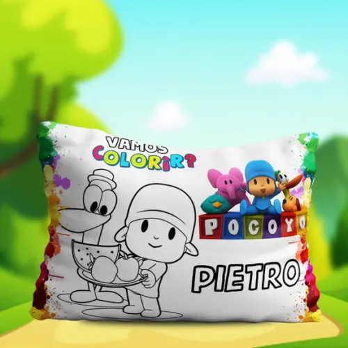 Almofada para Pintar Presente Dia das Crianças Personalizada