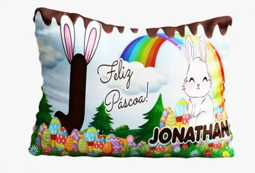 Almofada Páscoa Personalizada com Nome