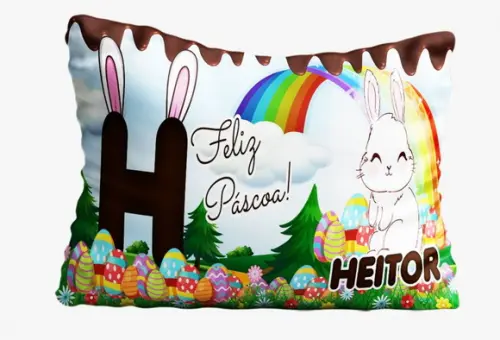 Almofada Páscoa Personalizada com Nome