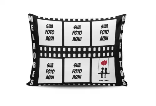 Almofada Personalizada Melhores Momentos Amor com Fotos