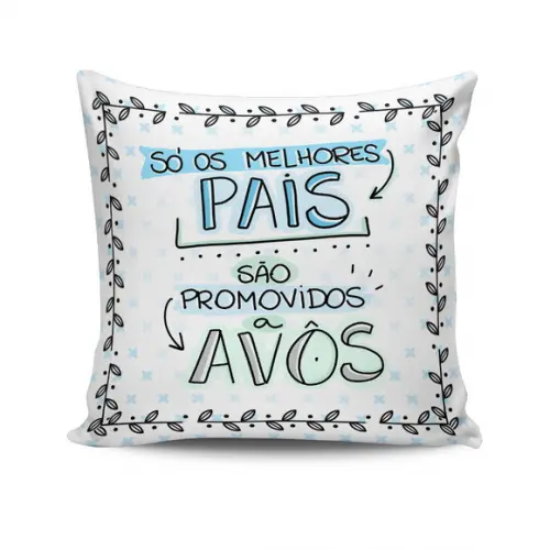 Almofada vovô presente avô os melhores pais são promovidos