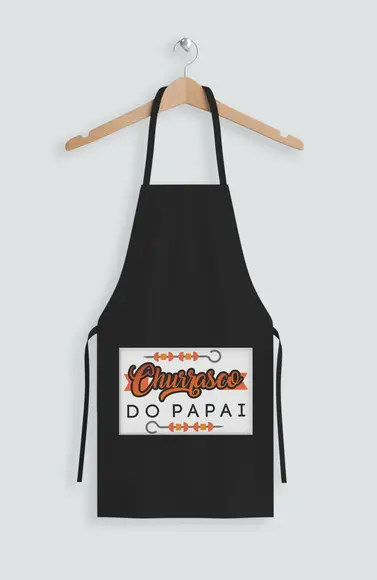 Avental churrasco do papai