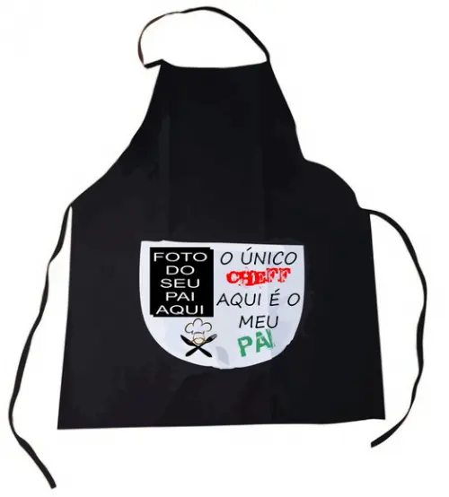 Avental do Papai c/ Foto