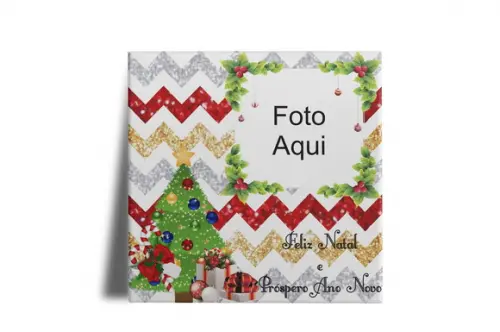 Azulejo MDF Personalizado de Natal