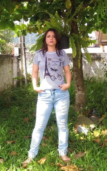 blusa feminina paris customizada t shirt