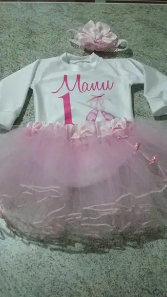 Body bebê com Saia (Tutu)