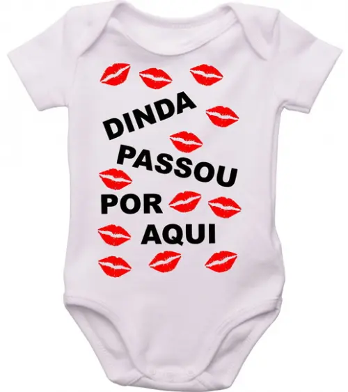 Body bebê Dinda Passou Por Aqui