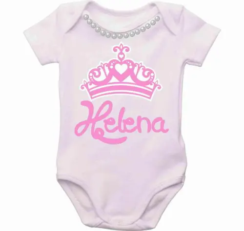 Body Personalizado com nome bori princesa