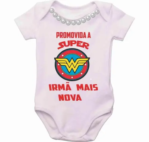 Body promovida a irmã mais nova bori roupa bebê com pérolas
