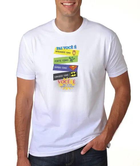 Camiseta Meu Pai Herói