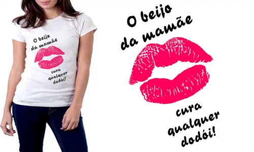 Camiseta O beijo da Mamãe Cura