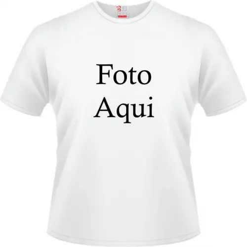 Camiseta personalizada com foto exclusiva