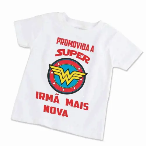 Camiseta promovido a irmão mais velho