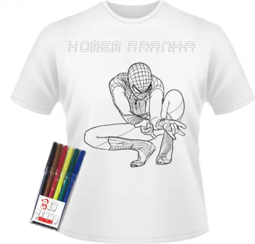 Camiseta Pinte Lave Lembrancinha Dia das Crianças