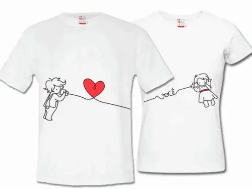 Camisetas casal namorados presente amor ligados