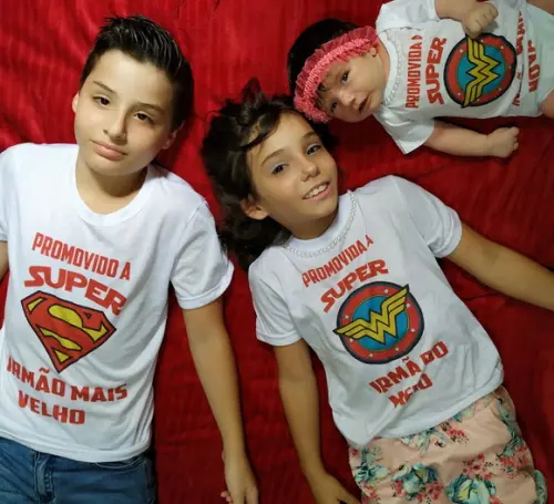 Camiseta promovido a irmão mais velho