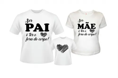 Camisetas personalizada filho coração que bate fora do peito