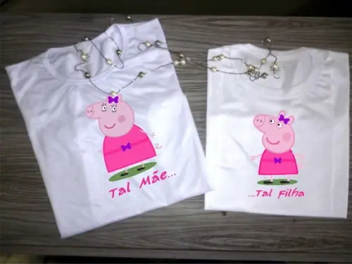 Camisetas Tal Mãe Tal Filha Kit de Camisetas