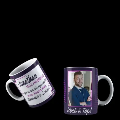 Caneca aniversário masculina aniversário presente aniversári