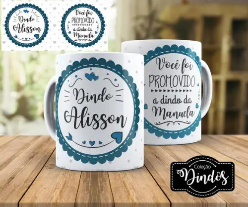 Caneca Batizado Padrinhos de Batismo
