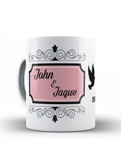 Caneca Convite p/ Padrinho Casamento