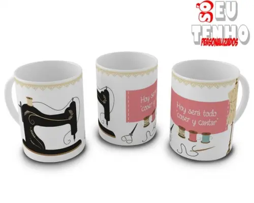 Caneca da Costureira Profissões