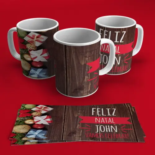 Caneca de Natal Personalizada