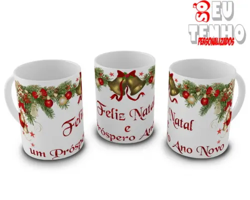 Caneca de Natal Personalizada