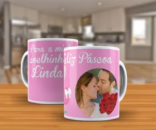 Caneca de Páscoa Amor