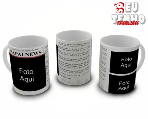 Caneca dia dos Pais Jornal Melhor Pai