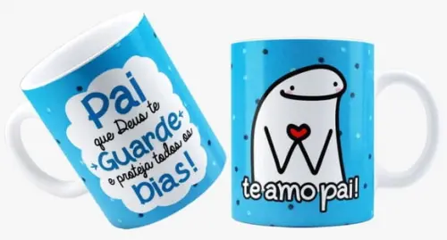 Caneca Deus Te Abençoe Pai Caneca Meme Dia Dos Pais
