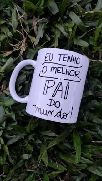 caneca eu tenho melhor pai do mundo presente pai lembrança