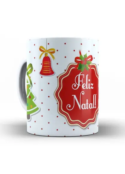 Caneca Feliz Natal Presente de Natal Caneca Natal