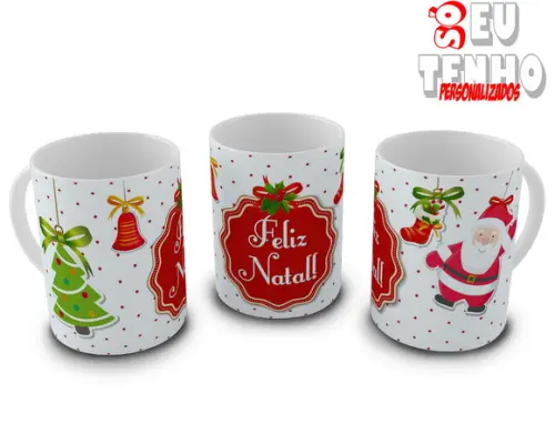 Caneca Feliz Natal Presente de Natal Caneca Natal