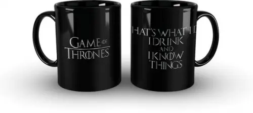 Caneca GOT Game of thrones GOT Know Things