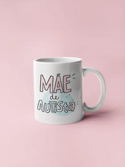 Caneca Mãe de autista caneca personalizado