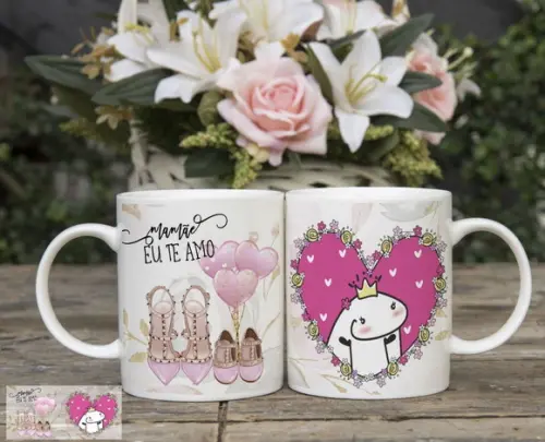 Caneca Mãe Te Amo Caneca Meme Personalizado Flork